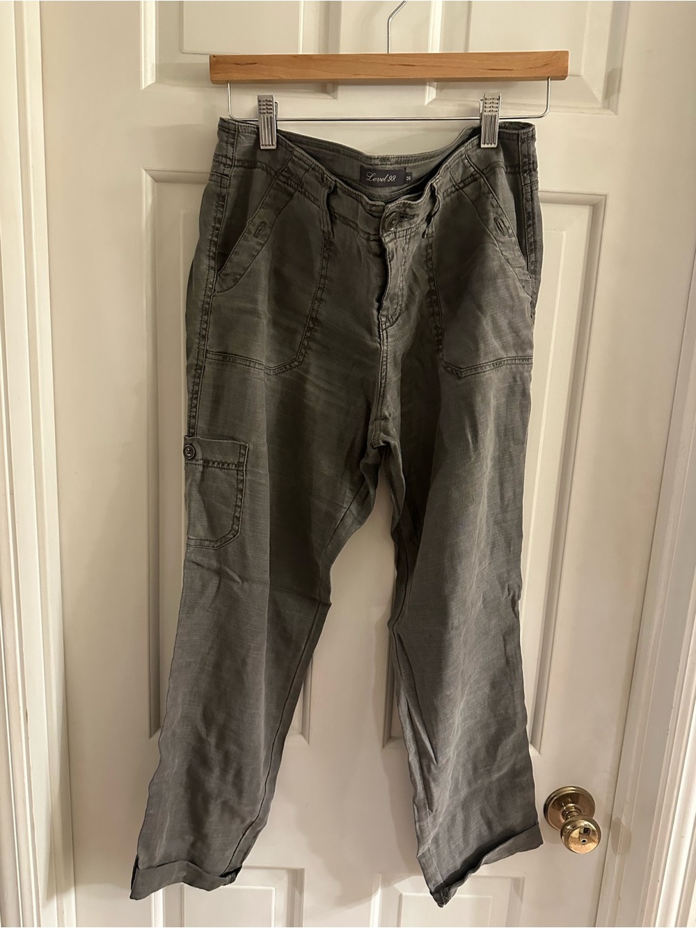Level 99 Men's Cargo Pants - Olive Gray